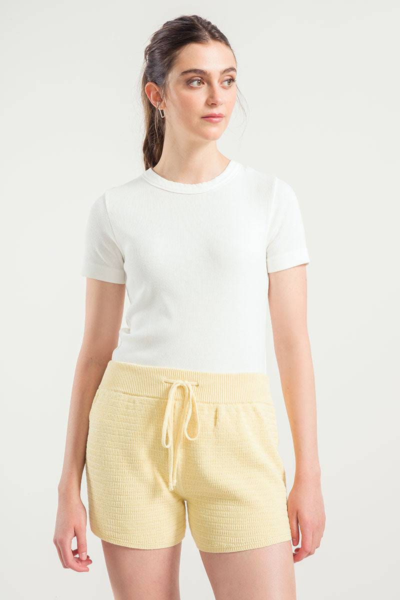 Rifò STELLA Shorts in Maglia Donna Cotone Rigenerato 2025