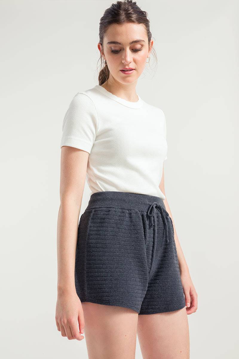 Rifò STELLA Shorts in Maglia Donna Cotone Rigenerato In Linea