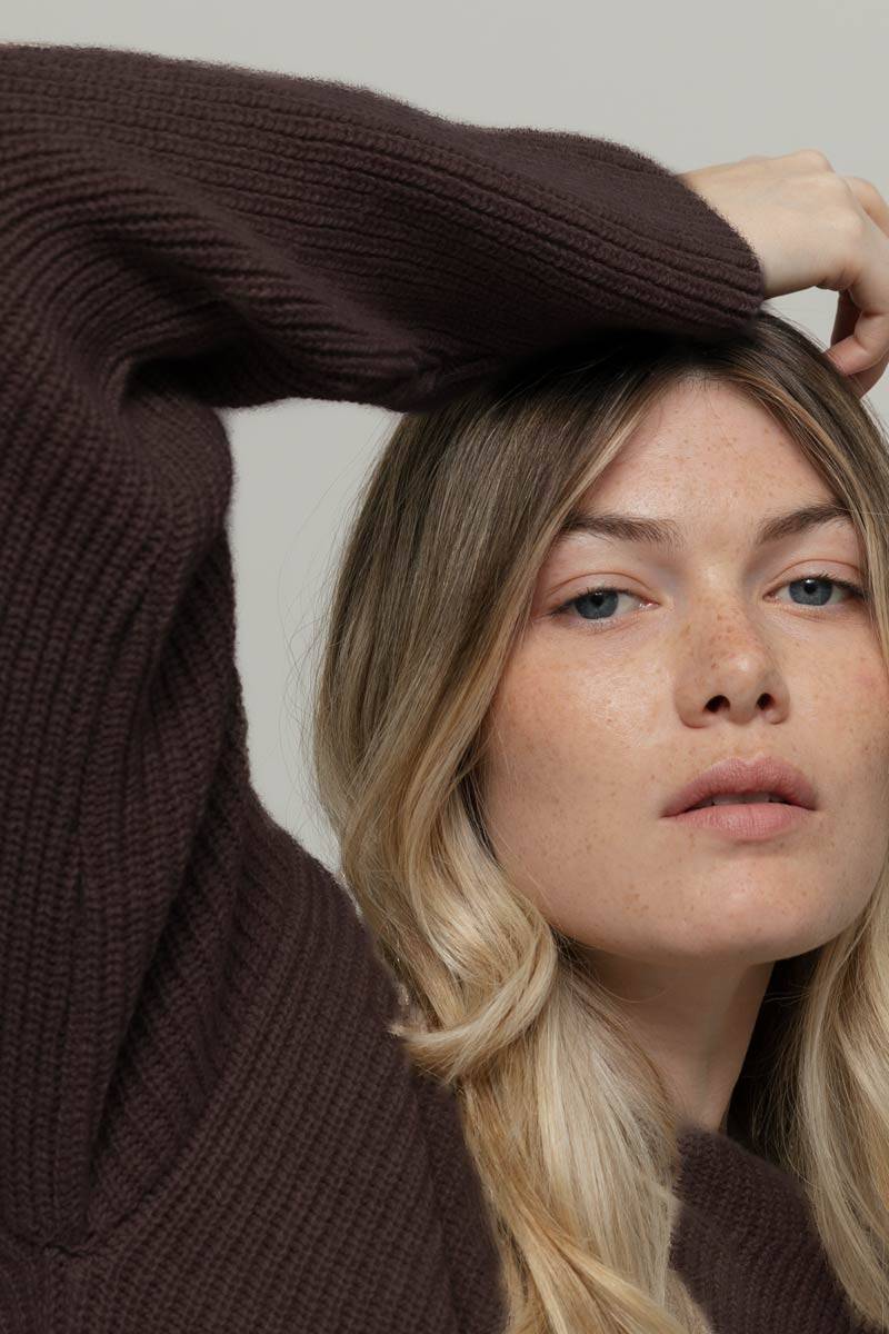 Rifò MELISSA Maglia Girocollo Donna Cashmere Rigenerato Promozione Limitata
