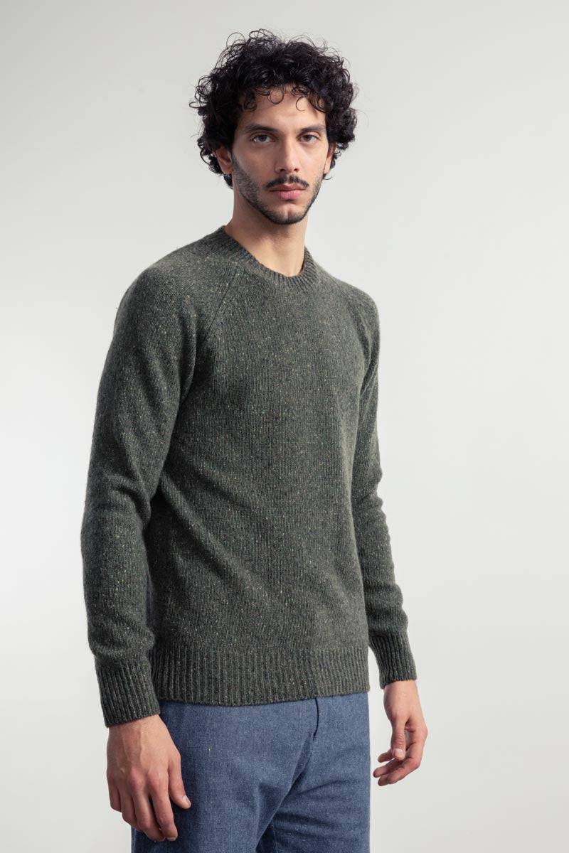Rifò ALFREDO Maglia Girocollo Unisex Cashmere Rigenerato Fino Al -60%