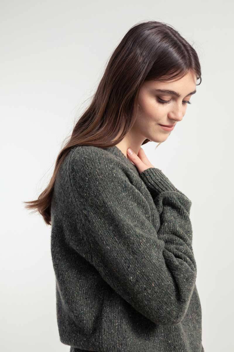 Rifò ALFREDO Maglia Girocollo Unisex Cashmere Rigenerato Fino Al -60%