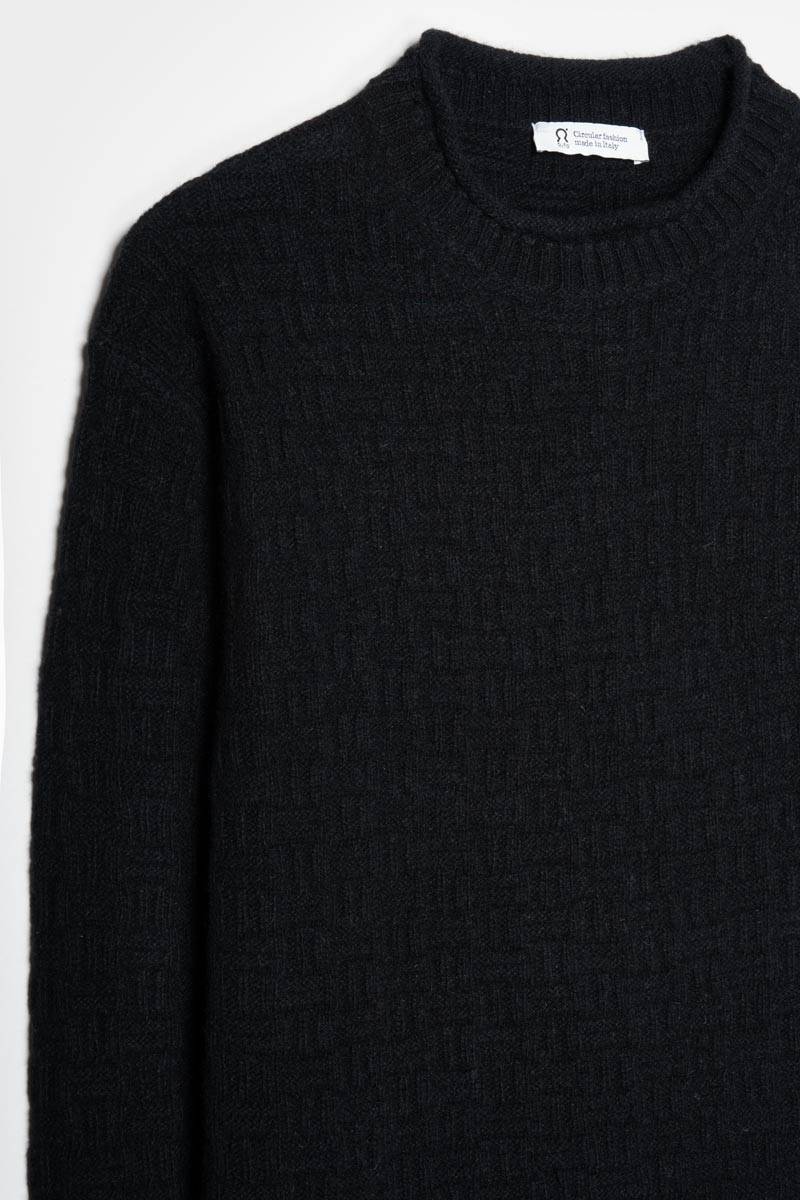 Rifò FERNANDO Maglia Uomo Cashmere Rigenerato Prezzo Ridotto