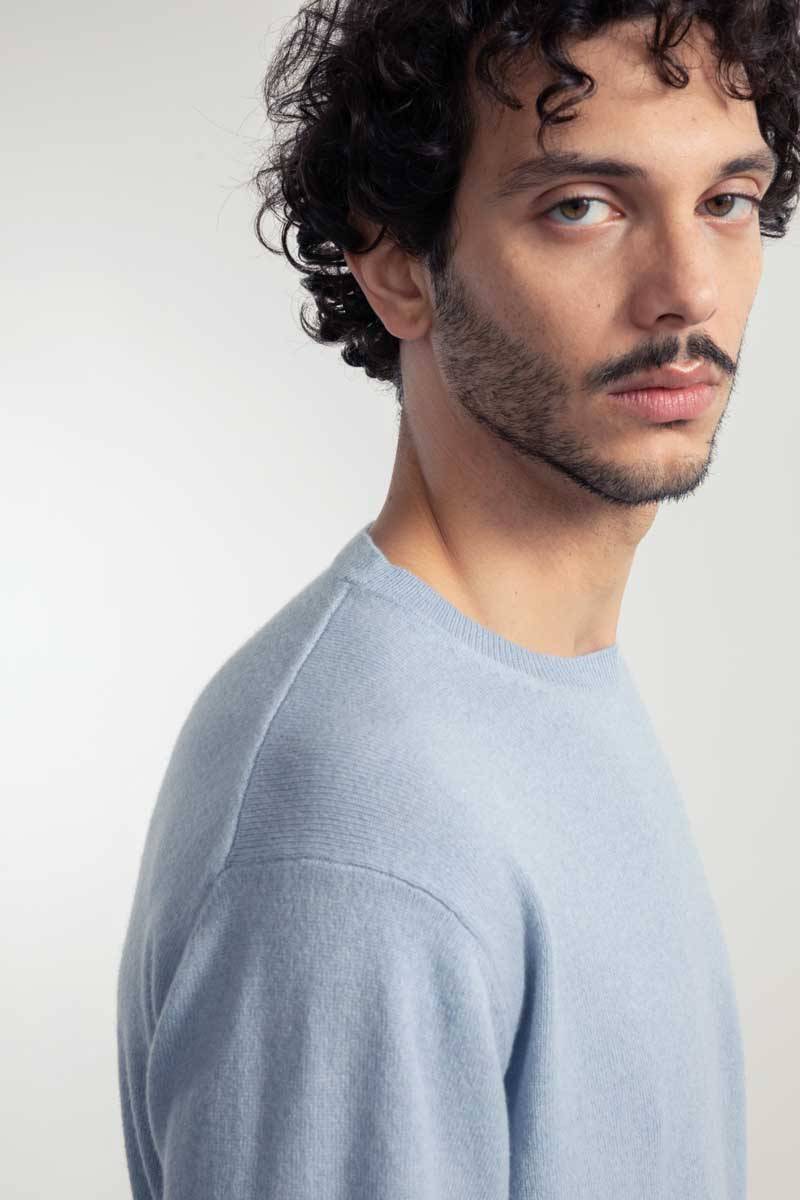 Rifò ALESSIO Maglia Uomo Light Cashmere Rigenerato Sottocosto