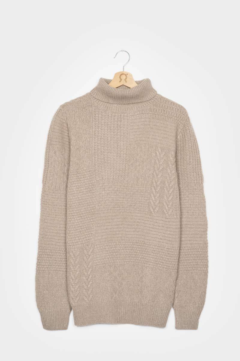Rifò BARTOLOMEO Maglia Collo Alto Uomo Cashmere Rigenerato Convenienza