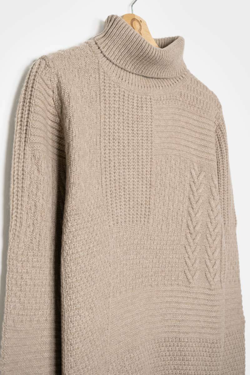 Rifò BARTOLOMEO Maglia Collo Alto Uomo Cashmere Rigenerato Convenienza