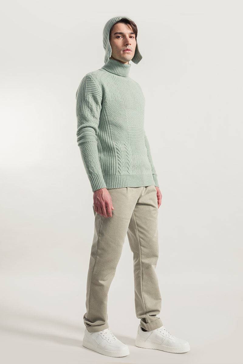 Rifò BARTOLOMEO Maglia Collo Alto Uomo Cashmere Rigenerato Novità