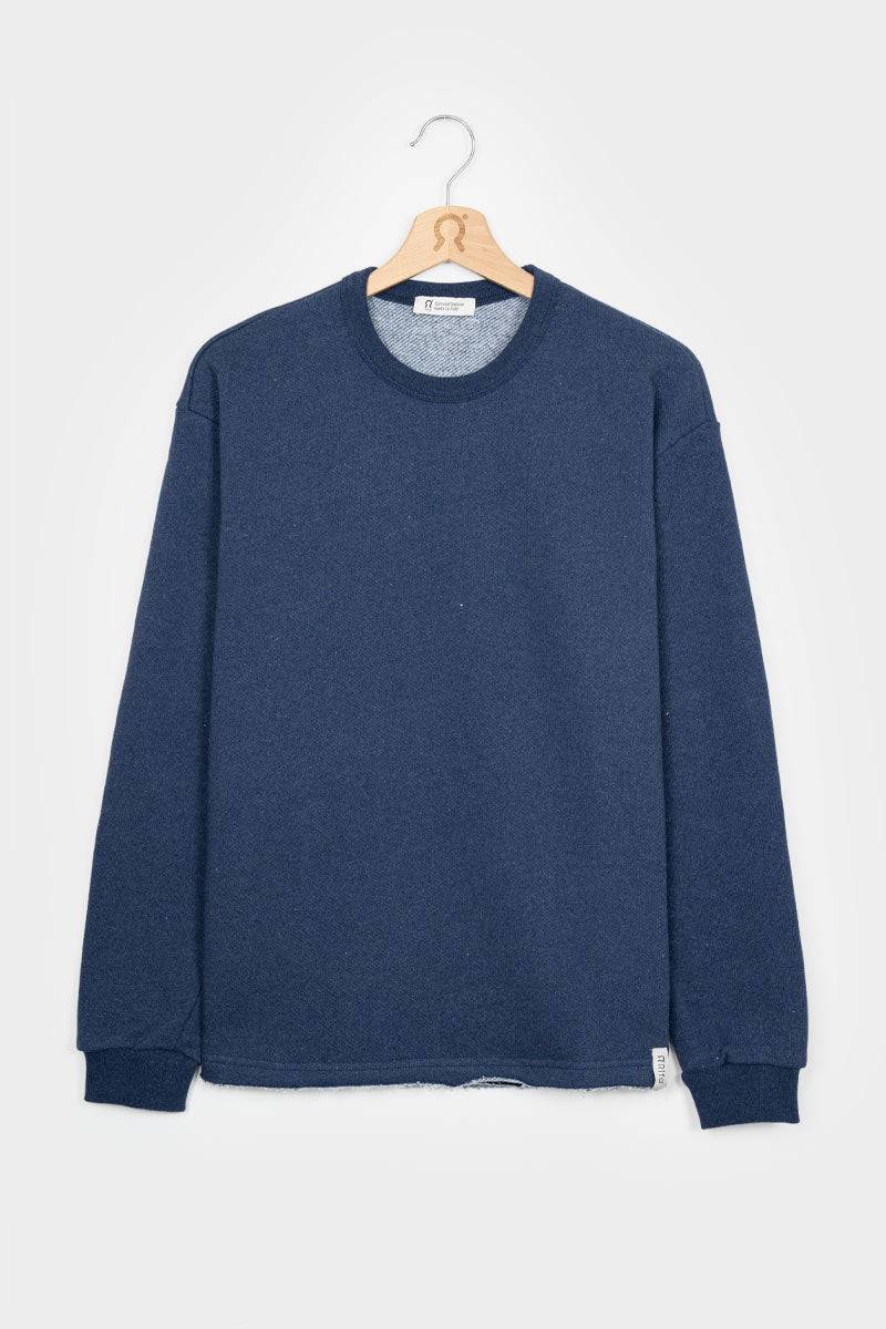 Rifò RAFAEL Felpa Uomo Cotone Jeans Rigenerato Sconto