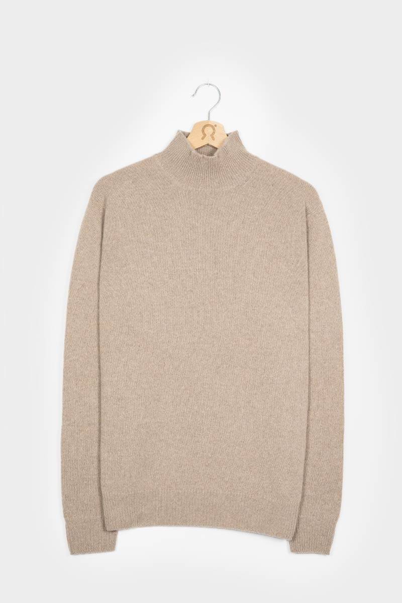 Rifò CLEMENTE Maglia Collo Alto Uomo Cashmere Rigenerato Saldi
