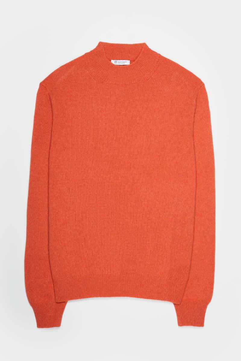 Rifò CLEMENTE Maglia Collo Alto Uomo Cashmere Rigenerato Hotsell