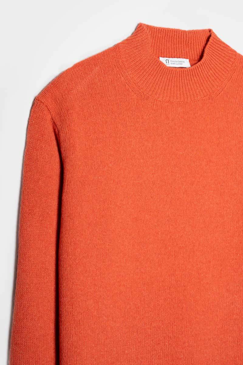 Rifò CLEMENTE Maglia Collo Alto Uomo Cashmere Rigenerato Hotsell