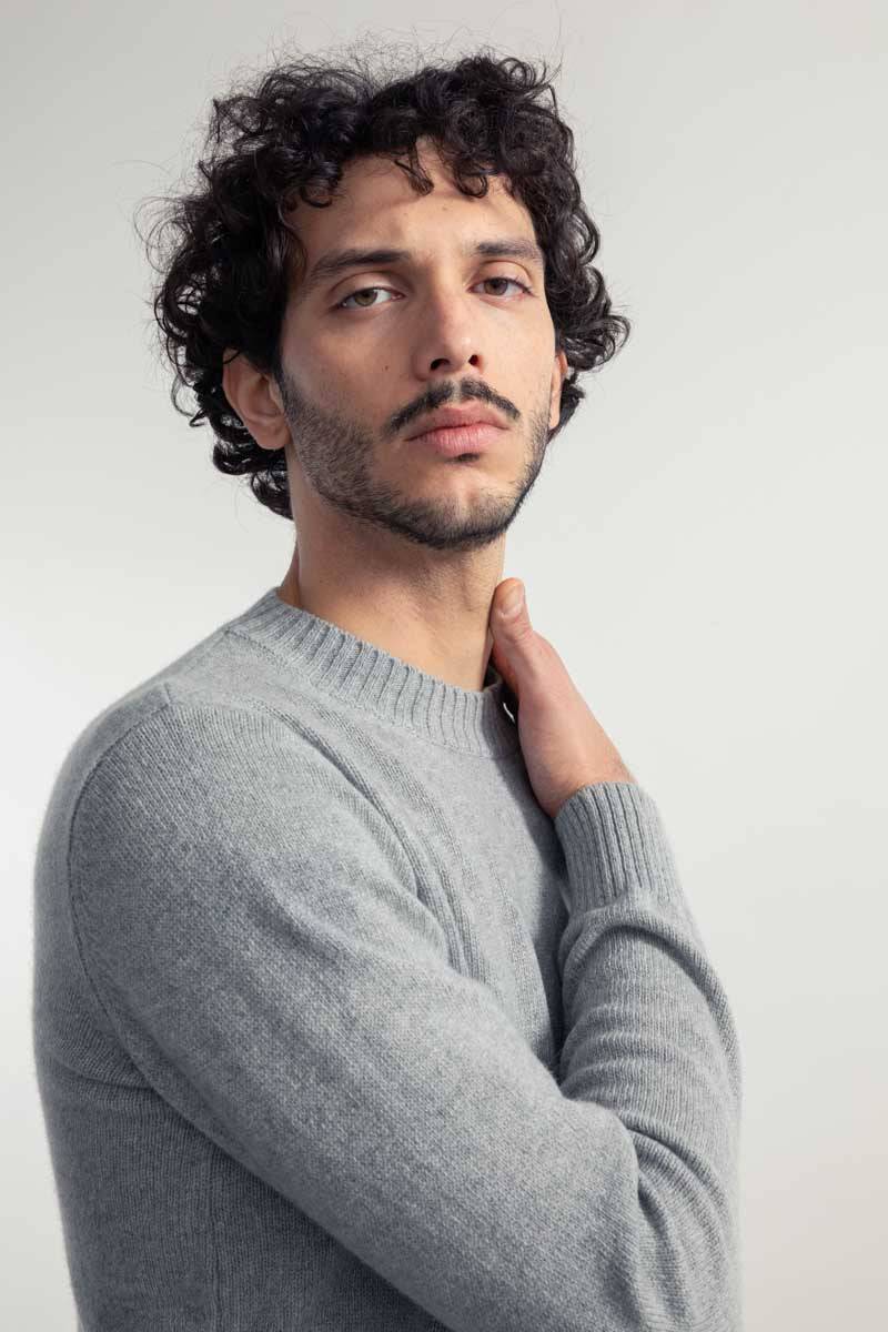 Rifò FERRUCCIO Maglia Uomo Lana Rigenerata Vendita Calda