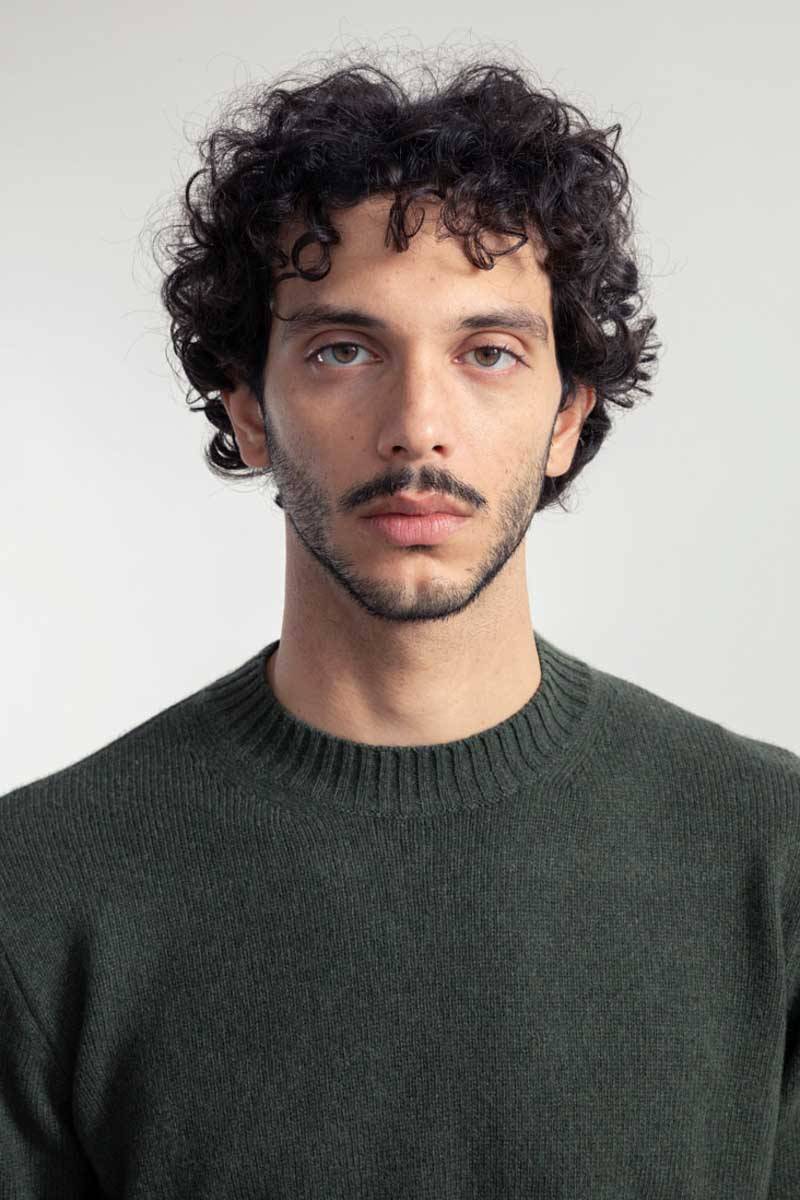 Rifò FERRUCCIO Maglia Uomo Lana Rigenerata Saldi Di Fabbrica