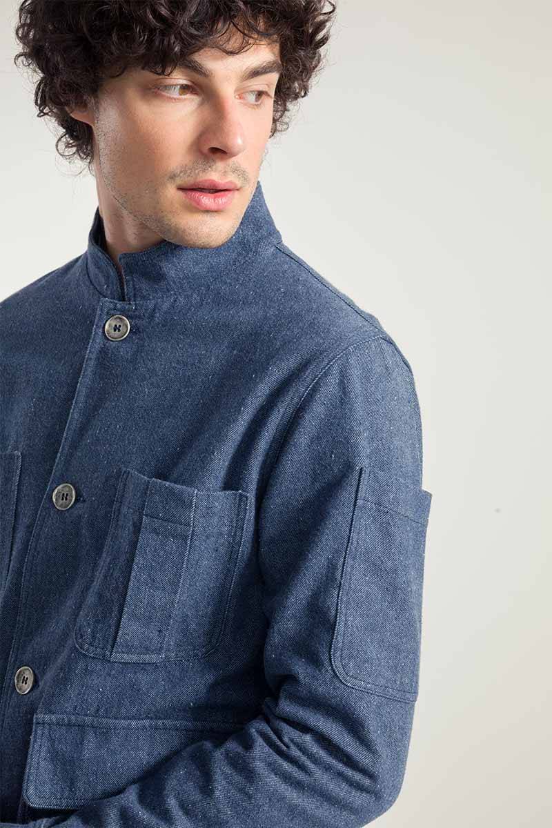 Rifò ENEA Giacca Uomo Jeans Rigenerato I Più Venduti
