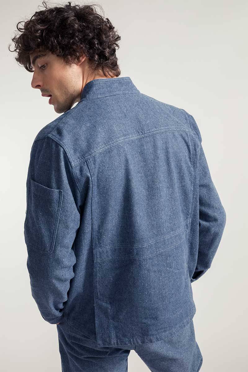 Rifò ENEA Giacca Uomo Jeans Rigenerato I Più Venduti