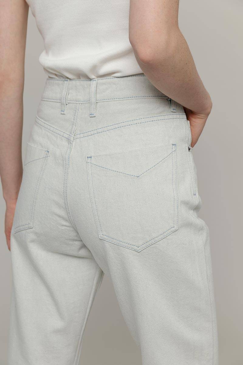 Rifò AGLAIA Pantaloni Jeans Donna Cotone Rigenerato Nuova
