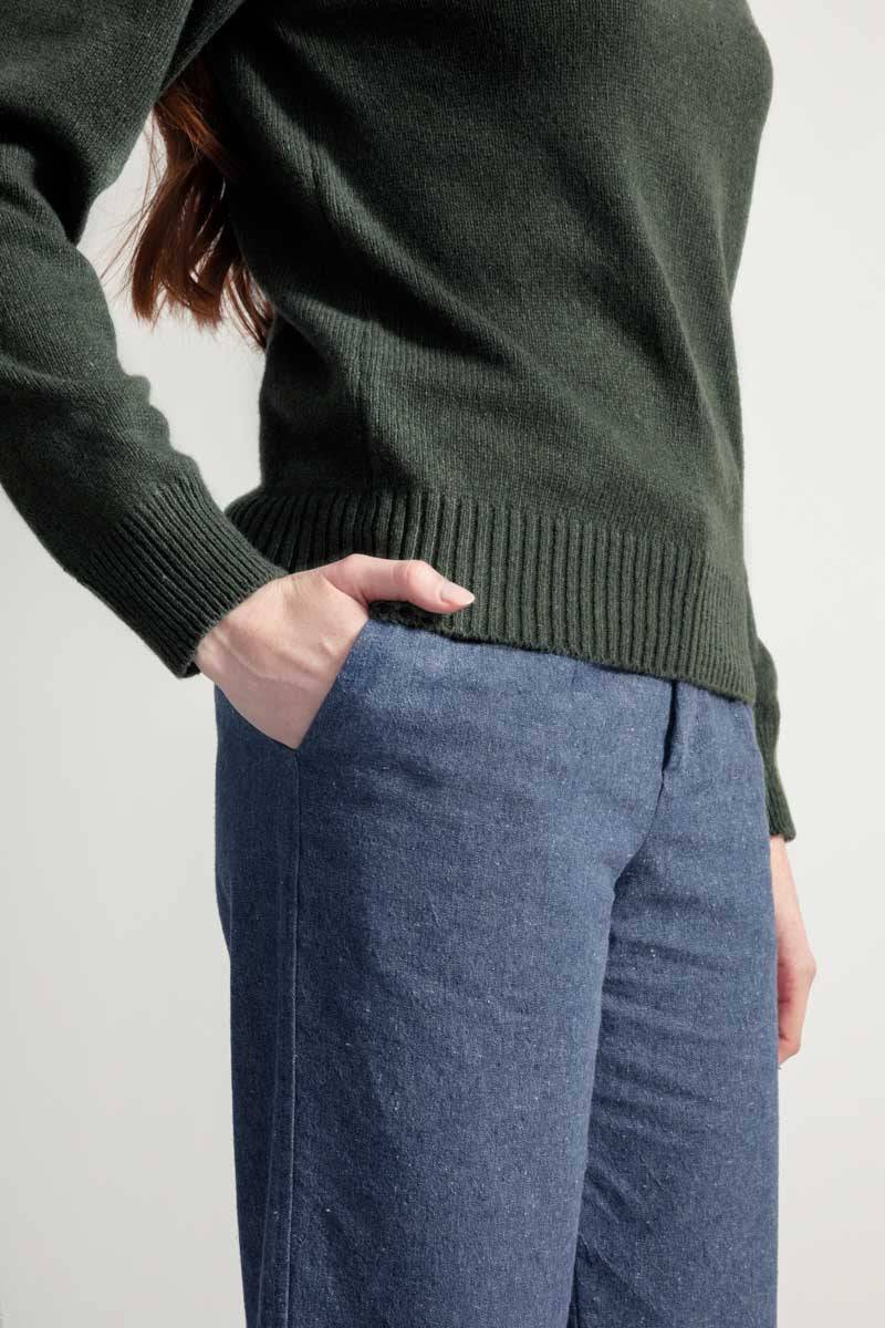 Rifò ADA Maglia Donna Cashmere Rigenerato Moda