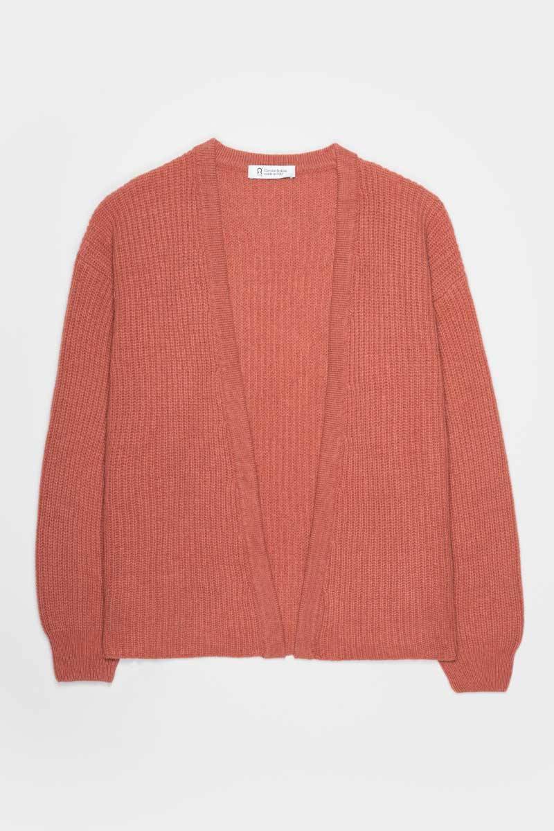 Rifò MARGHERITA Cardigan Donna Cashmere Rigenerato Italia