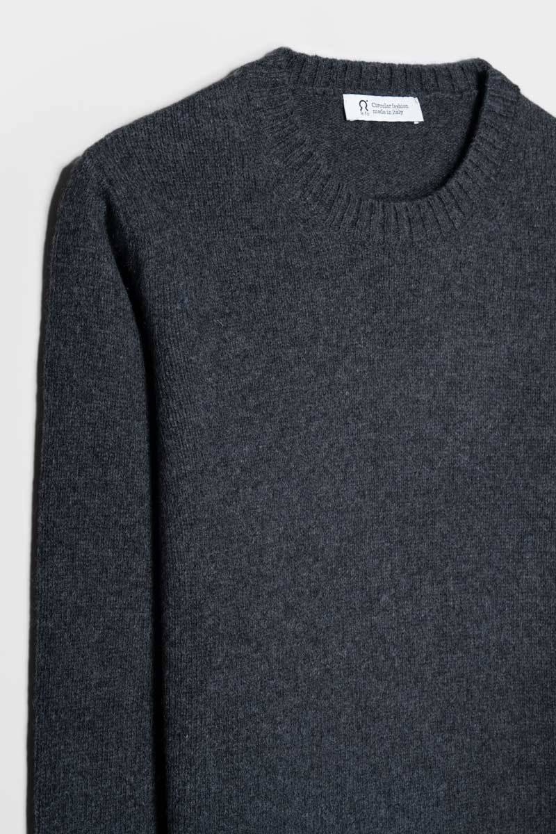 Rifò LAURA Maglia Girocollo Donna Lana Rigenerata Soddisfazione Garantita
