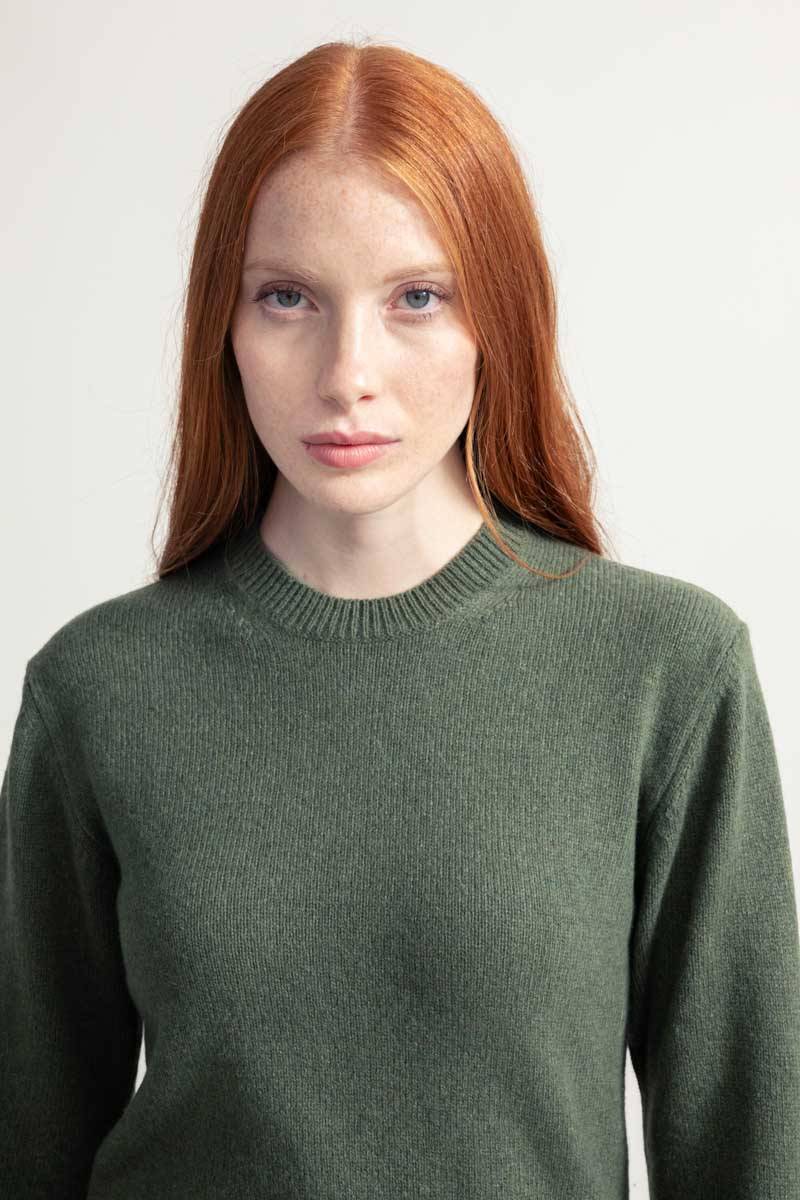 Rifò LAURA Maglia Girocollo Donna Lana Rigenerata Qualità Garantita