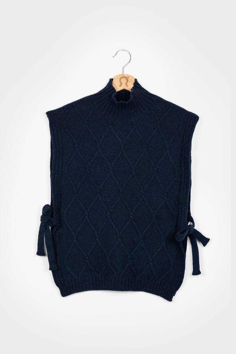 Rifò DELIA Gilet Collo Alto Lana Rigenerata Promozione Limitata