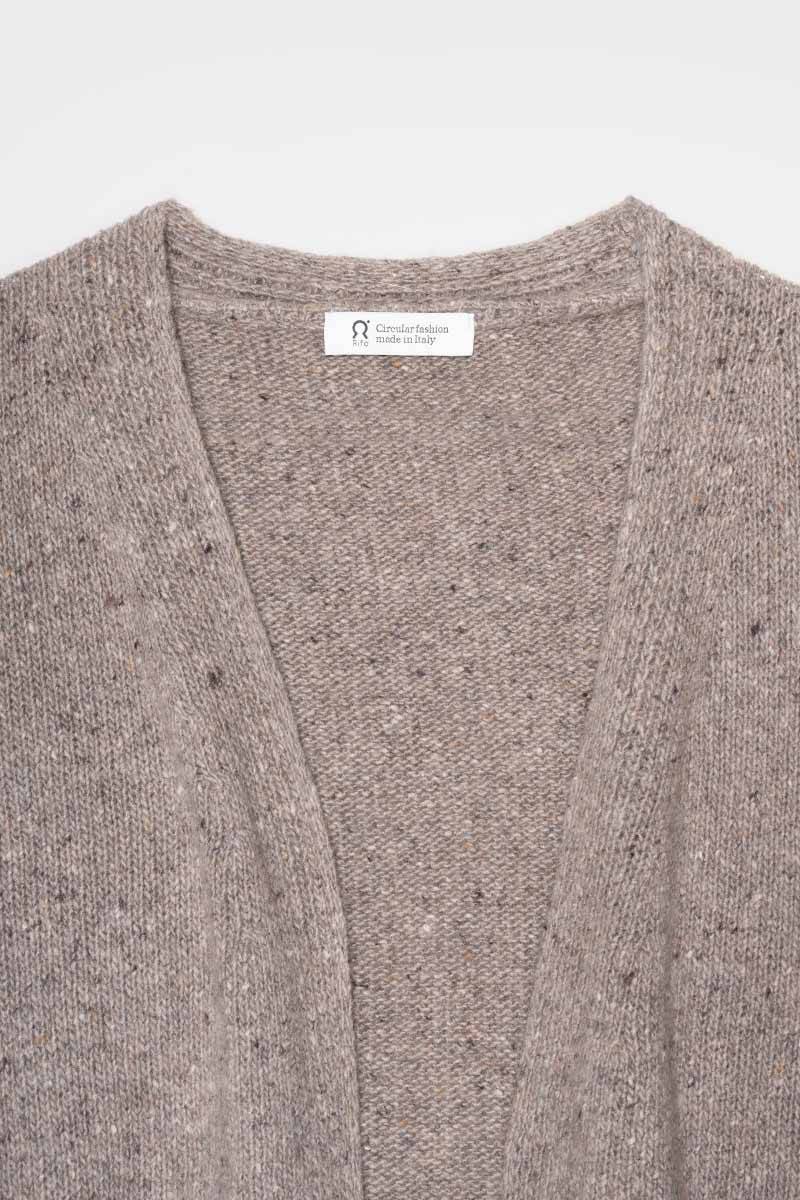 Rifò PALOMA Cardigan Donna Cashmere Rigenerato Shopping Online