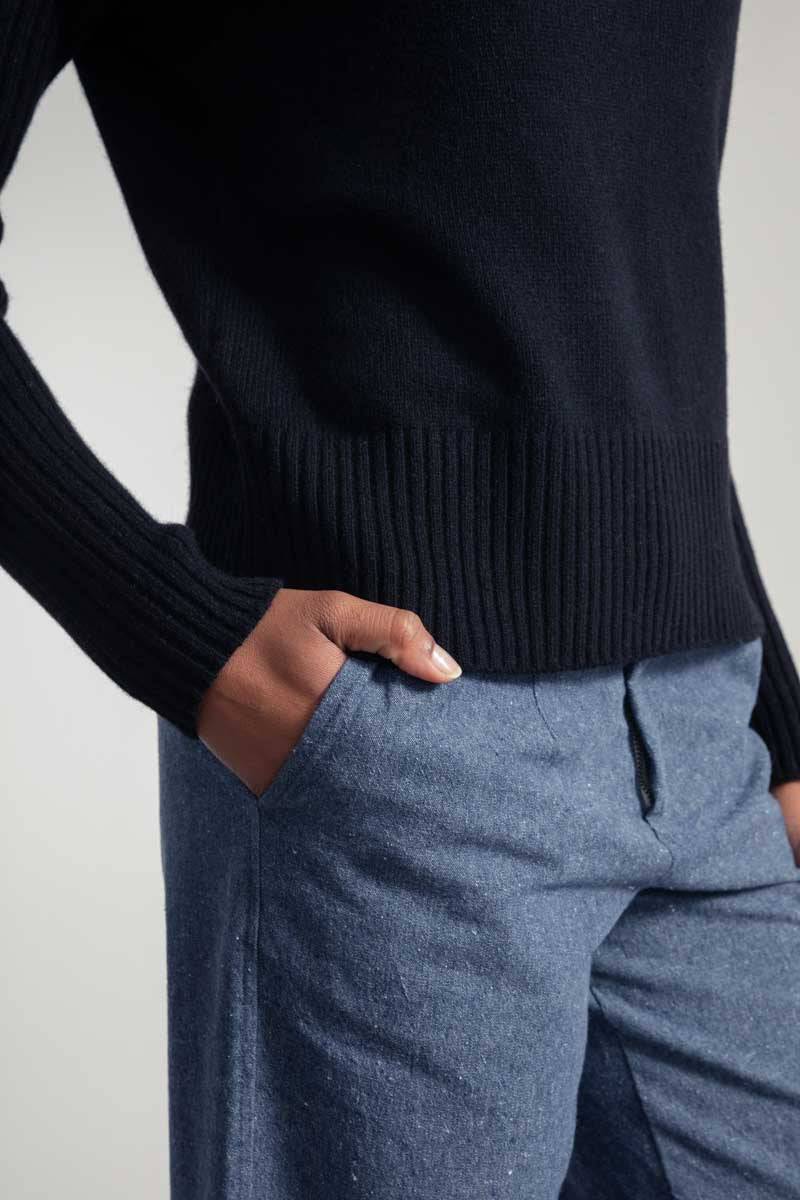 Rifò ERMINIA Maglia Donna Cashmere Rigenerato Novità