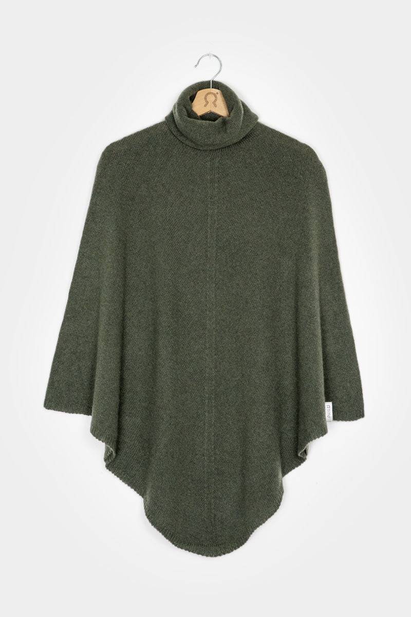 Rifò ELISABETTA Poncho Donna Cashmere Rigenerato In Vendita