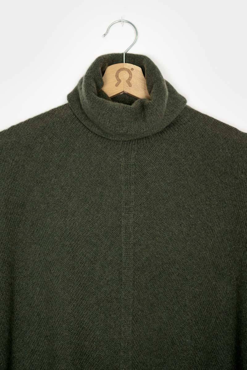 Rifò ELISABETTA Poncho Donna Cashmere Rigenerato In Vendita