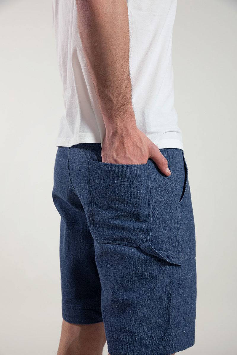 Rifò FULVIO Bermuda Uomo Jeans Rigenerato Negozio