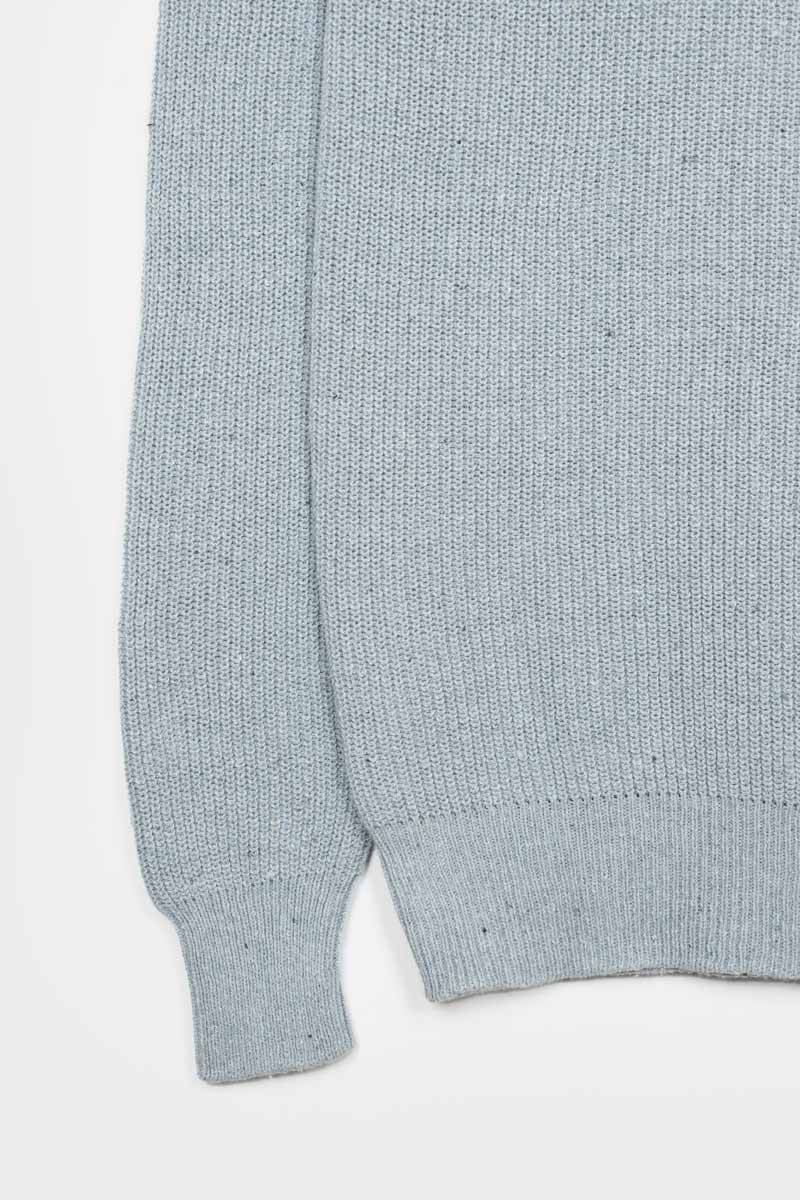 Rifò VITTORIO Maglia Girocollo Uomo Cotone Jeans Rigenerato Nuova