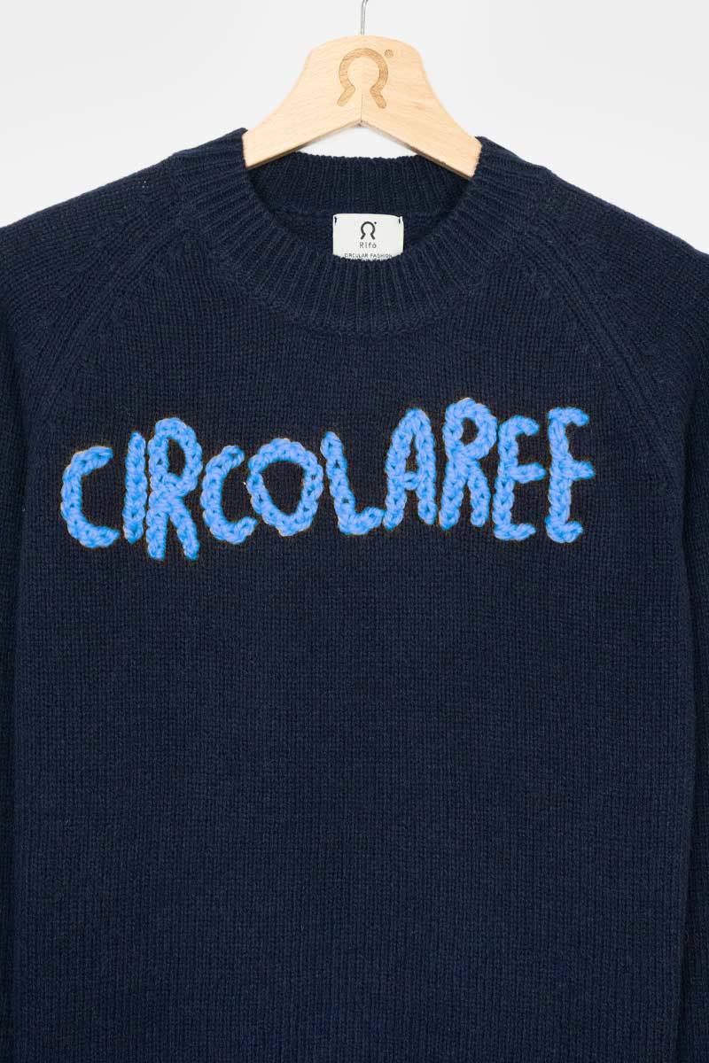 Rifò Maglia Unisex Cashmere Rigenerato Rifò x Almeno Nevicasse Qualità
