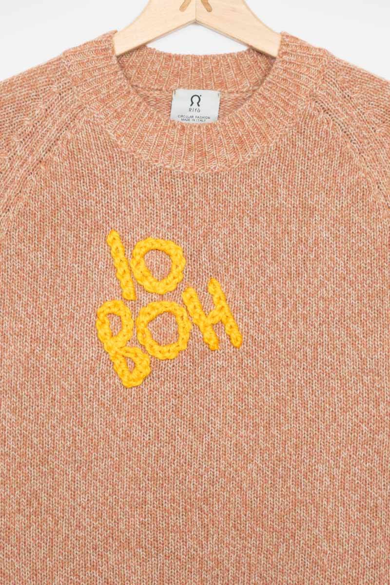 Rifò Maglia Unisex Cashmere Rigenerato Rifò x Almeno Nevicasse Vendita