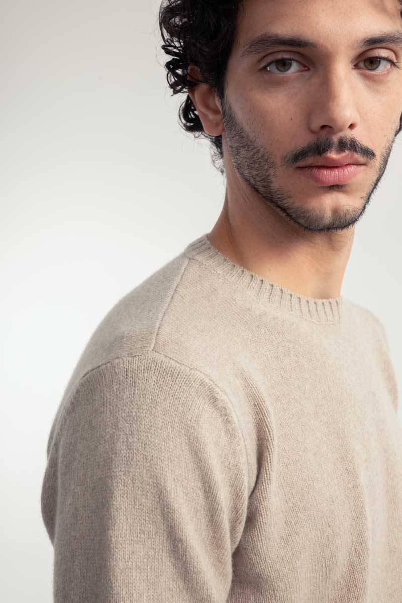 Rifò ROMEO Maglia Uomo Cashmere Rigenerato Pezzi Unici