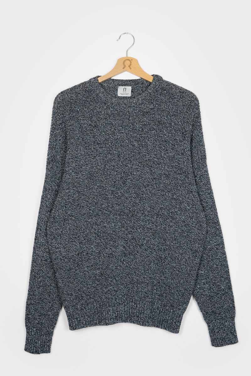 Rifò COSIMO Maglia Uomo Cotone Jeans Rigenerato Promozione Limitata