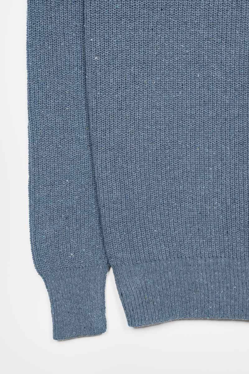 Rifò VITTORIO Maglia Girocollo Uomo Cotone Jeans Rigenerato Novità