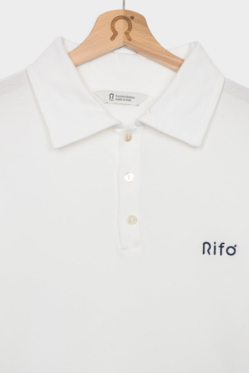 Rifò RICCARDO Maglia Polo Uomo Cotone Rigenerato Presa