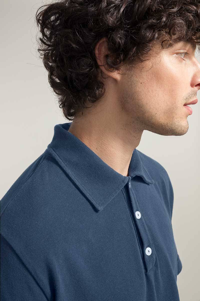 Rifò RICCARDO Maglia Polo Uomo Cotone Rigenerato Sconto
