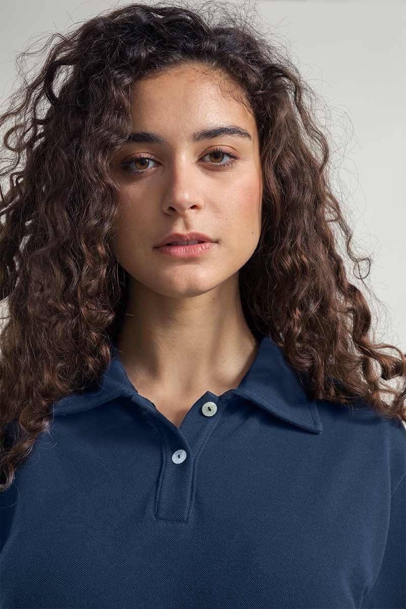 Rifò LUDO Maglia Polo Donna Cotone Rigenerato Saldi