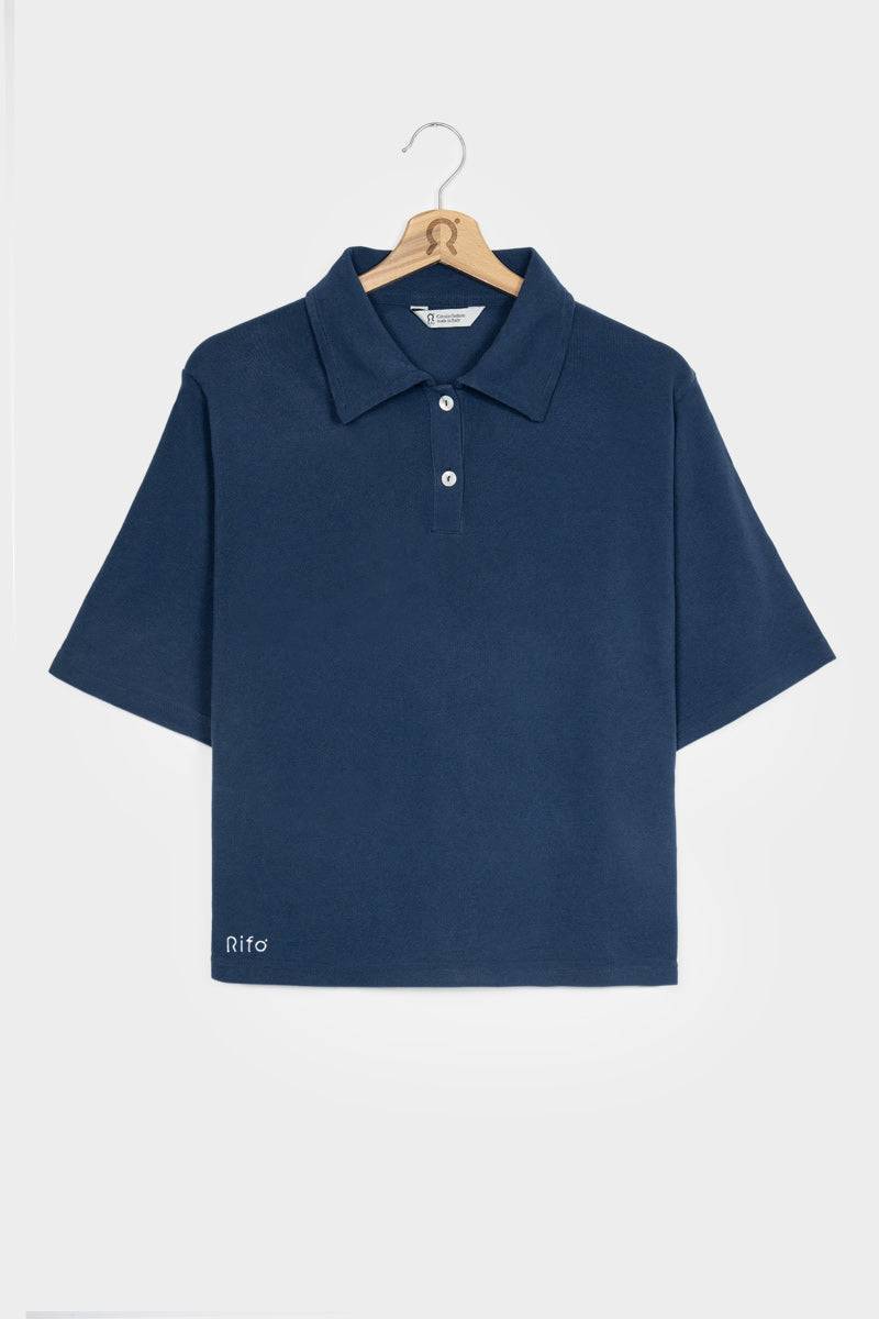 Rifò LUDO Maglia Polo Donna Cotone Rigenerato Saldi