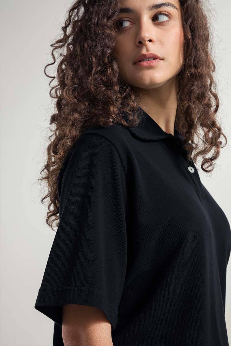 Rifò LUDO Maglia Polo Donna Cotone Rigenerato Offerte