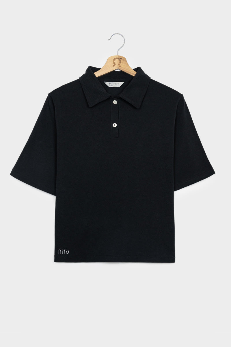 Rifò LUDO Maglia Polo Donna Cotone Rigenerato Offerte