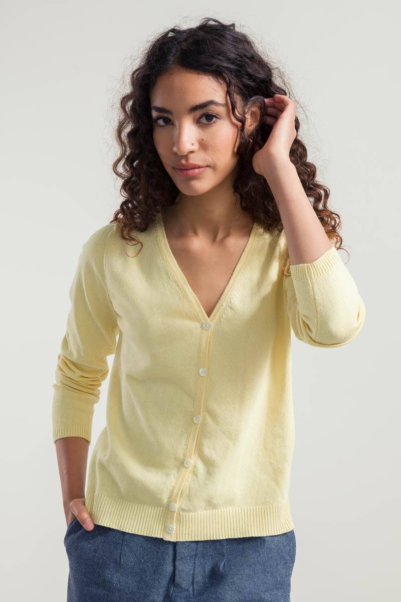 Rifò LUCIA Cardigan Donna Cotone Rigenerato Vendite Flash