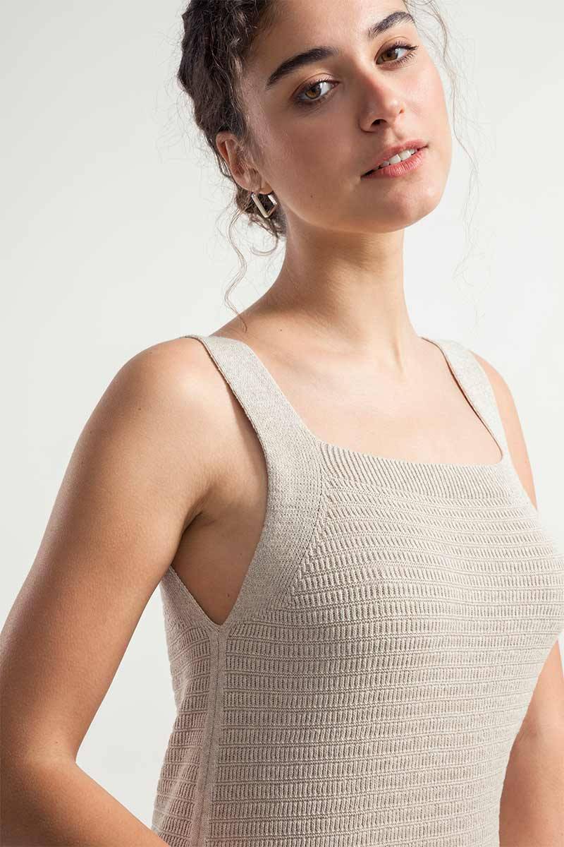 Rifò LUNA Abito Tubino in Maglia Donna Cotone Rigenerato Italia