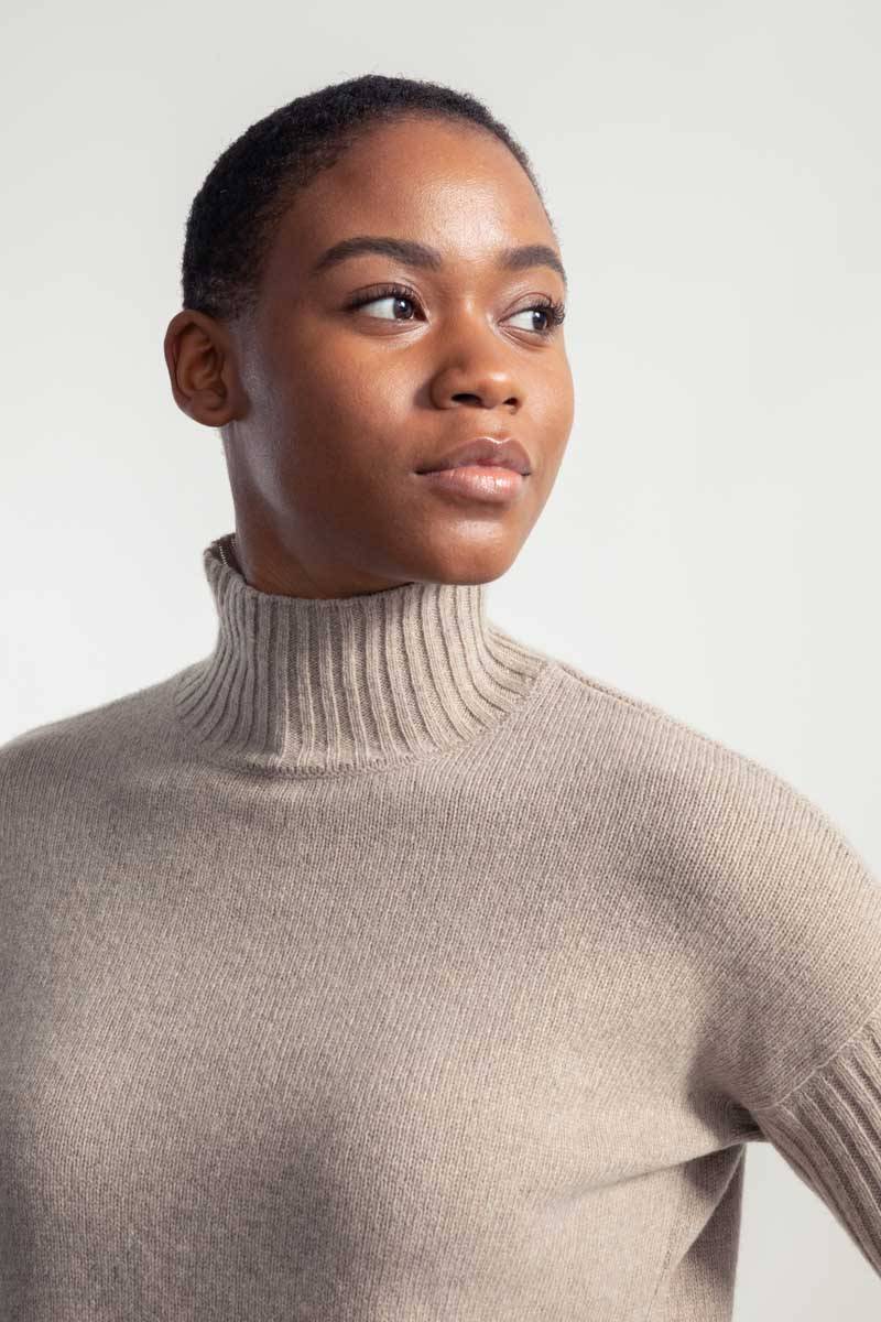 Rifò ERMINIA Maglia Donna Cashmere Rigenerato Soddisfazione Garantita