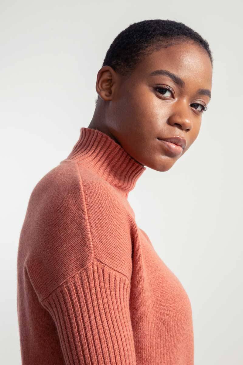 Rifò ERMINIA Maglia Donna Cashmere Rigenerato Qualità Garantita