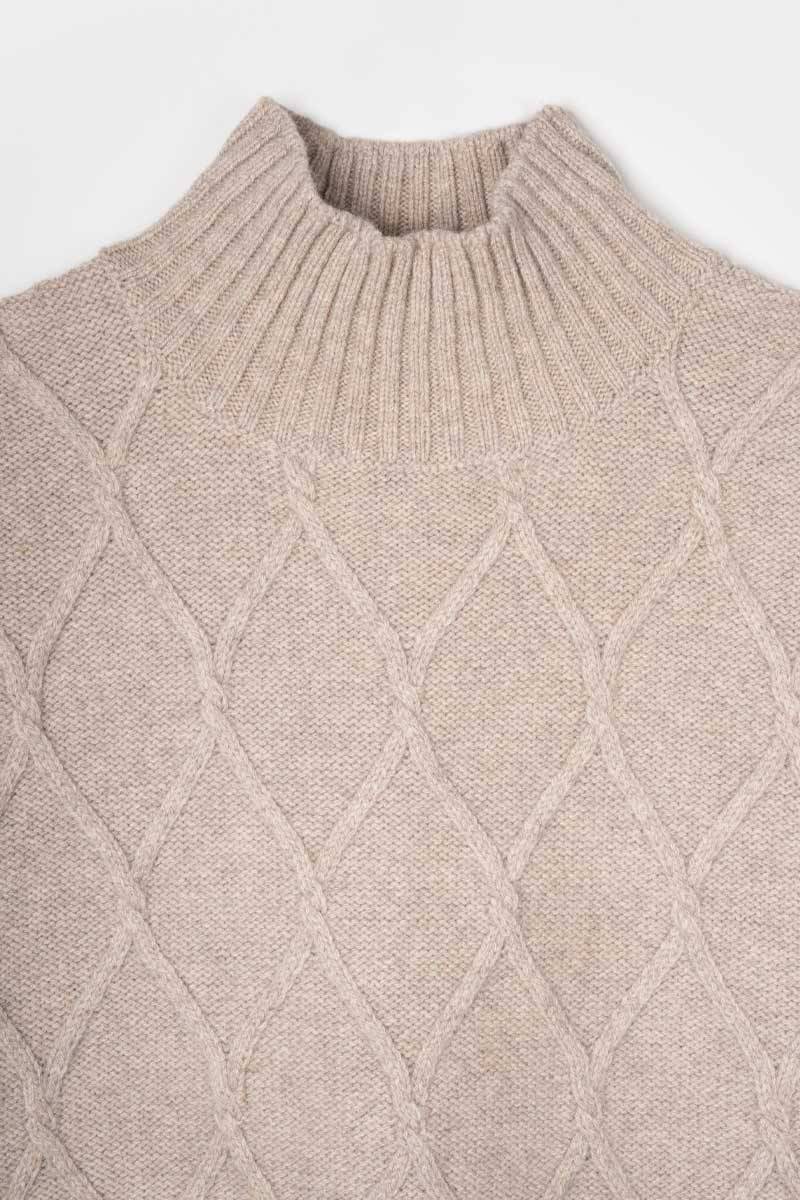 Rifò DELIA Gilet Collo Alto Lana Rigenerata Promozione Limitata