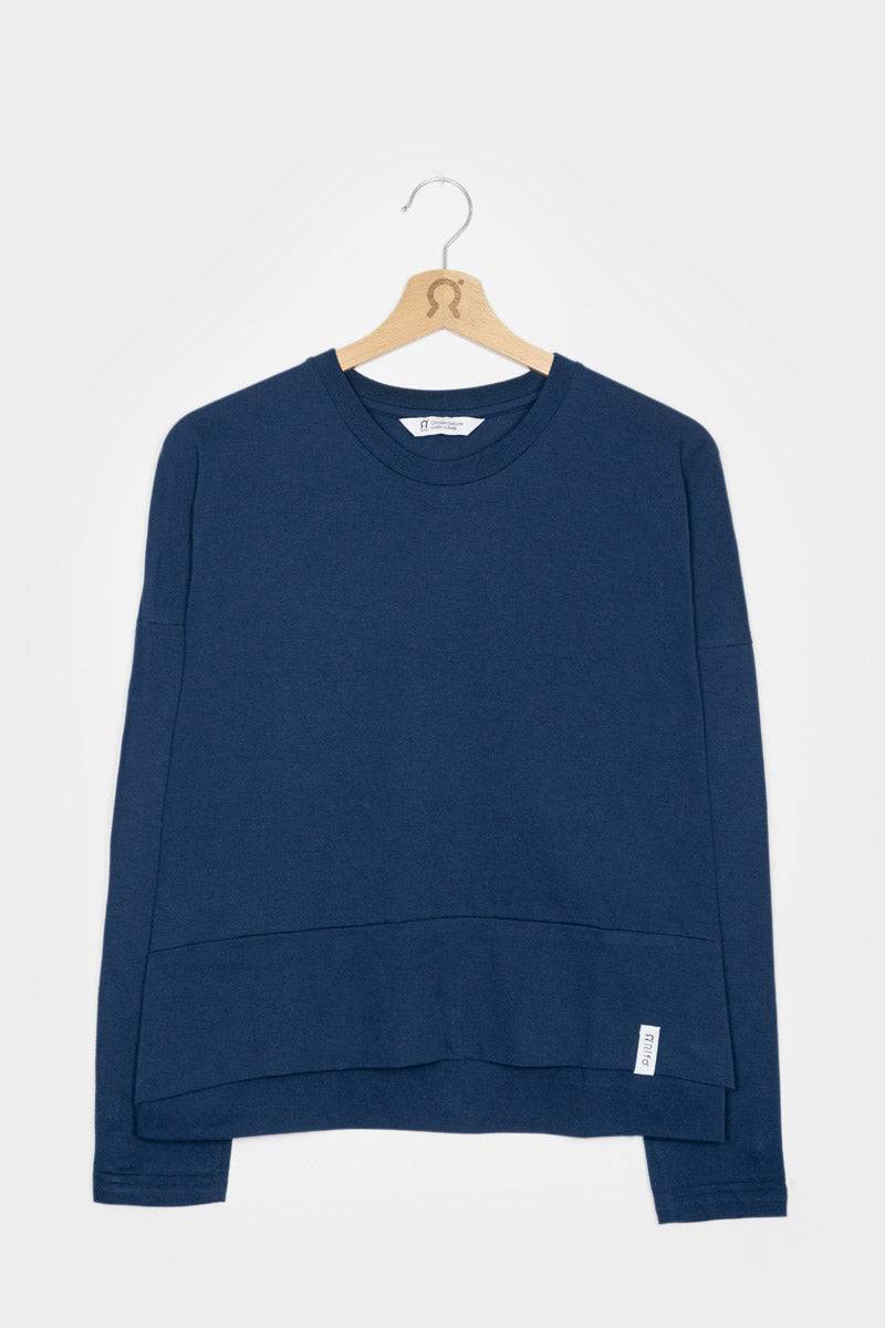 Rifò ZOE Maglia Maniche Lunghe Donna Cotone Rigenerato Convenienza
