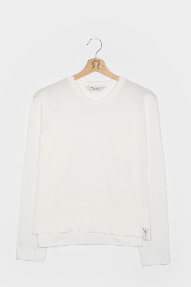 Rifò ZOE Maglia Maniche Lunghe Donna Cotone Rigenerato Novità