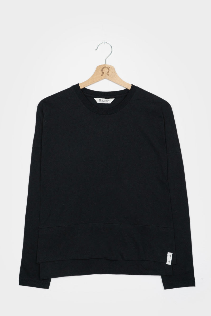 Rifò ZOE Maglia Maniche Lunghe Donna Cotone Rigenerato Presa