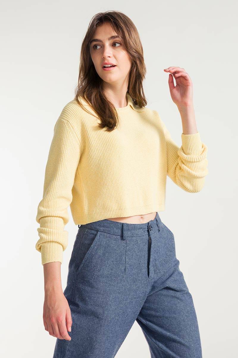 Rifò OLIVIA Maglia Donna Cotone Rigenerato Offerta